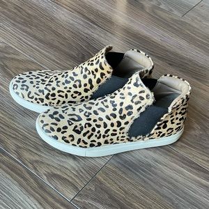 Cow hair Leopard sneakers